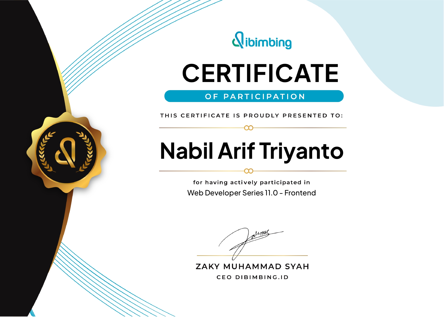 Certificate 1